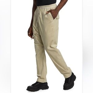 RICK OWENS DRKSHDW Geth Bela Bella Corduroy Pants XL Pearl
